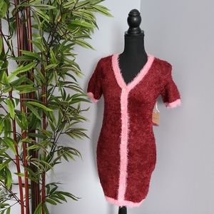 FOREVER 21 - Fuzzy Knit Sweater Dress